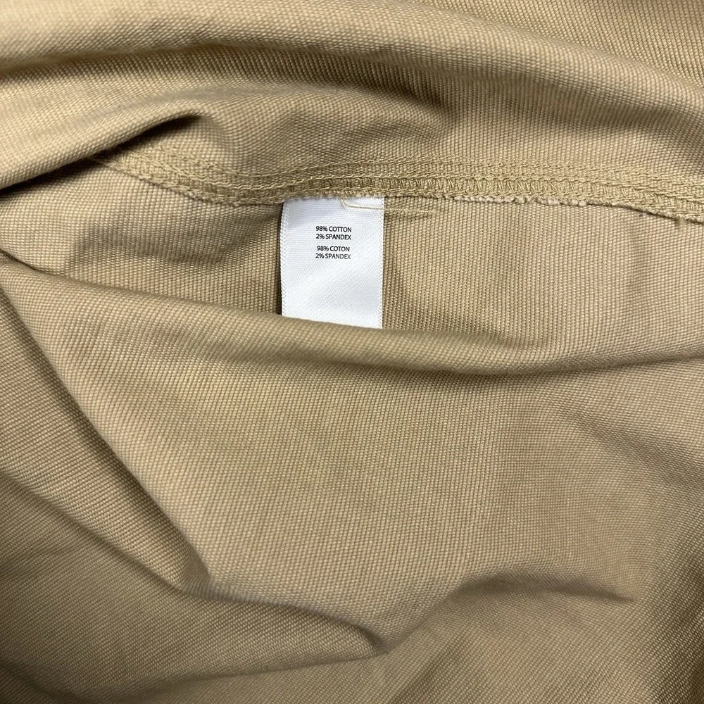 DeWalt Guaranteed‎ Tough Austin ProStretch Long Sleeve Shirt Size 2XL Brown Work